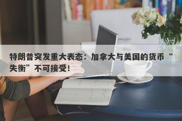 特朗普突发重大表态：加拿大与美国的货币“失衡”不可接受！