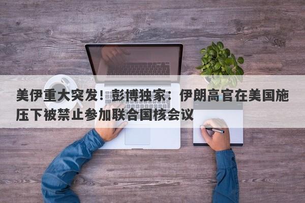 美伊重大突发！彭博独家：伊朗高官在美国施压下被禁止参加联合国核会议