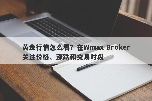 黄金行情怎么看?在Wmax Broker关注价格、涨跌和交易时段