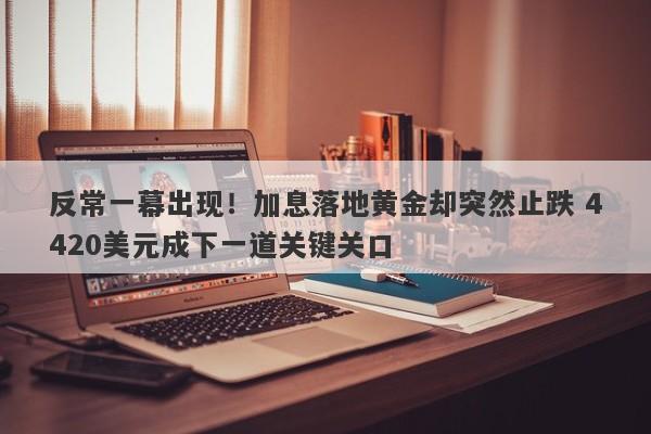 反常一幕出现！加息落地黄金却突然止跌 4420美元成下一道关键关口