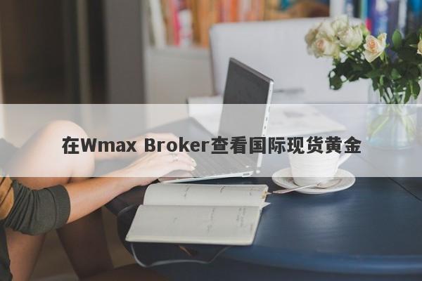在Wmax Broker查看国际现货黄金
