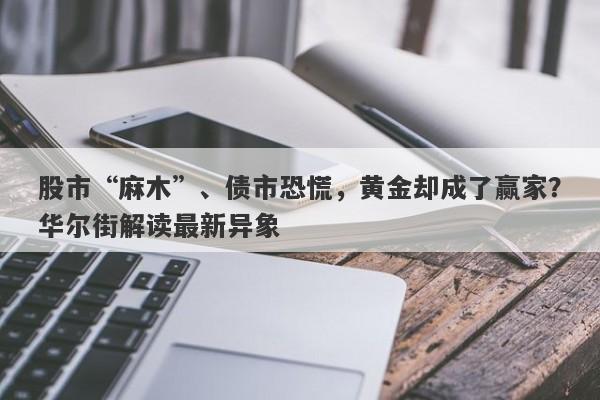 股市“麻木”、债市恐慌，黄金却成了赢家？华尔街解读最新异象