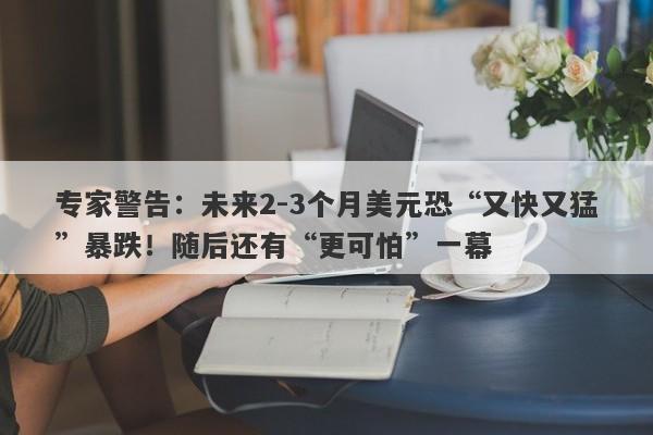 专家警告：未来2-3个月美元恐“又快又猛”暴跌！随后还有“更可怕”一幕
