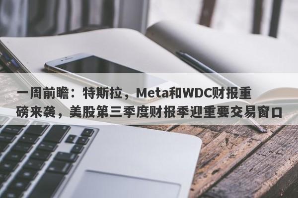 一周前瞻：特斯拉，Meta和WDC财报重磅来袭，美股第三季度财报季迎重要交易窗口